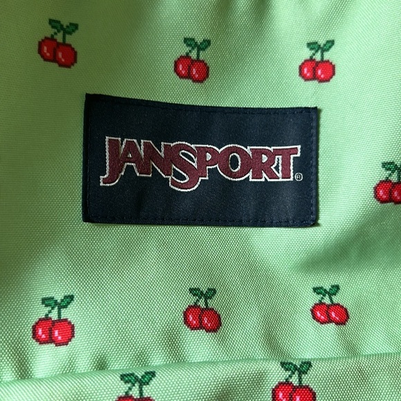 Jansport 8 Bit Cherries School Backpack - Picture 2 of 12